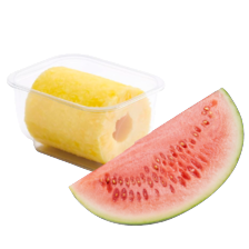 Watermeloen part of ananas cilinder
